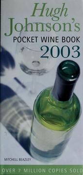 Cover of: Hugh Johnson's pocket wine book 2003