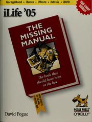 Cover of: iLife '05: the missing manual