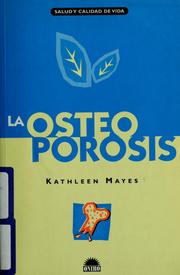 Cover of: La osteoporosis