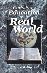 Cover of: Christian education for the real world