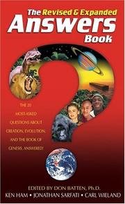 Cover of: The Answers Book: The 20 Most-Asked Questions About Creation, Evolution, & the Book of Genesis Answered