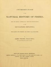 Cover of: An introduction to the natural history of fishes