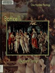 Cover of: Botticelli, Allegory of spring