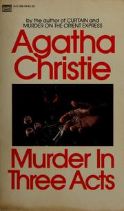 Cover of: Murder in Three Acts
