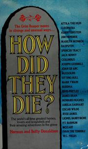 Cover of: How did they die?