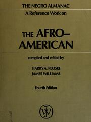 Cover of: The Negro Almanac by Harry A. Ploski, Williams, James D.
