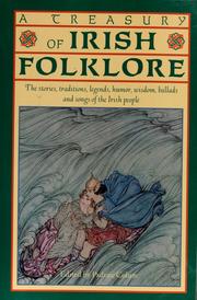 Cover of: A treasury of Irish folklore by Padraic Colum
