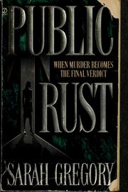 Cover of: Public trust