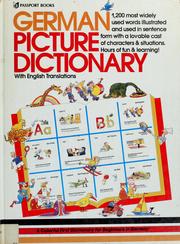 Cover of: German picture dictionary