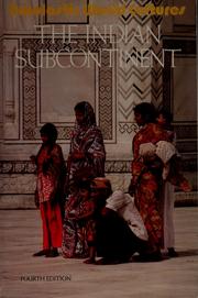 Cover of: The Indian subcontinent | Irwin Isenberg