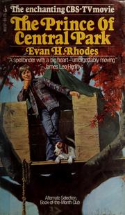 Cover of: The prince of Central Park | Evan H. Rhodes