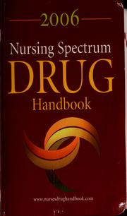Cover of: Nursing Spectrum Drug Handbook 2006