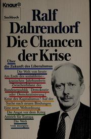 Cover of: Die Chancen der Krise