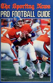 Cover of: Pro football guide
