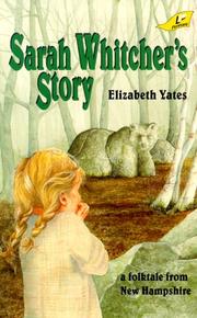 Cover of: Sarah Whitcher's story