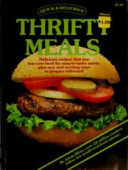 Cover of: Quick & delicious thrifty meals
