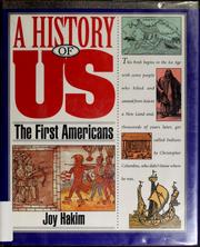 Cover of: A History of US: The First Americans #1