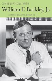 Cover of: Conversations with William F. Buckley Jr.