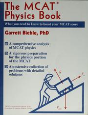 Cover of: The MCAT physics book