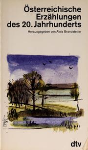 Österreichische Erzählungen des 20. Jahrhunderts by Alois Brandstetter