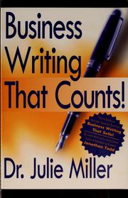 Cover of: Business writing that counts!