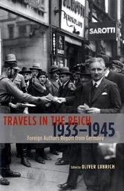 Cover of: Travels in the Reich, 1933-1945: foreign authors report from Germany