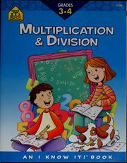 Cover of: Multiplication & division