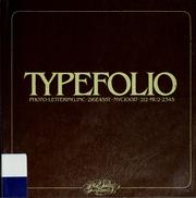 Cover of: Typefolio by Photo-Lettering Inc