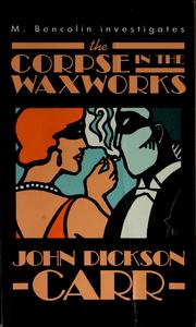Cover of: The Corpse in the Waxworks