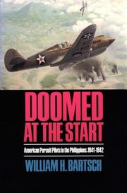 Cover of: Doomed at the Start: American Pursuit Pilots in the Philippines, 1941-1942