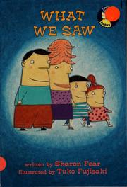Cover of: What we saw