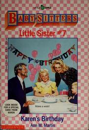Cover of: Karen's birthday by Ann M. Martin