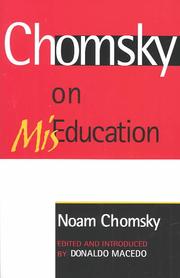 Cover of: Chomsky on Mis-Education