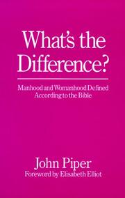 What's the difference? by John Piper
