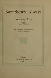 Cover of: Sweethearts always | Janet Madison