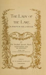 Cover of: Lady of the lake by Sir Walter Scott