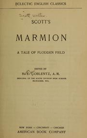 Cover of: Scott's Marmion: a tale of Flodden field