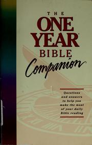 Cover of: The one year Bible companion