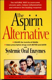 Cover of: The Aspirin alternative by Michael Loes