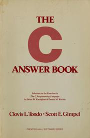 Cover of: The C answer book by Clovis L. Tondo