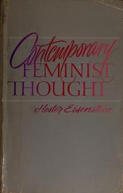Cover of: Contemporary feminist thought