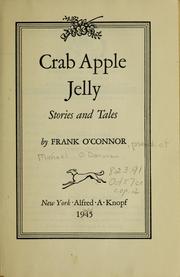 Cover of: Crab apple jelly: stories and tales