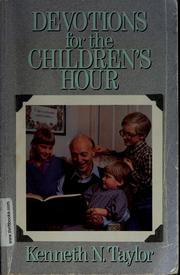 Cover of: Devotions for the children's hour