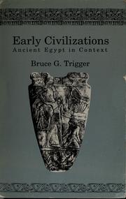 Cover of: Early civilizations by Bruce G. Trigger