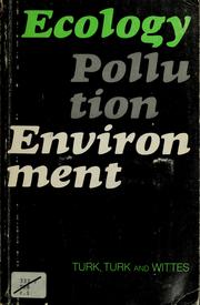 Cover of: Ecology, pollution, environment