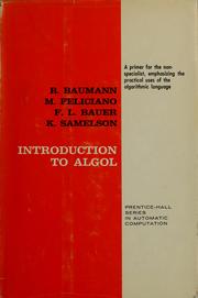 Introduction to ALGOL by Richard Baumann