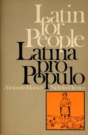Cover of: Latin for people .