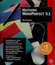 Cover of: Mastering WordPerfect 5.1
