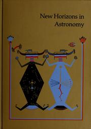 Cover of: New horizons in astronomy