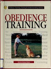 Cover of: Obedience training